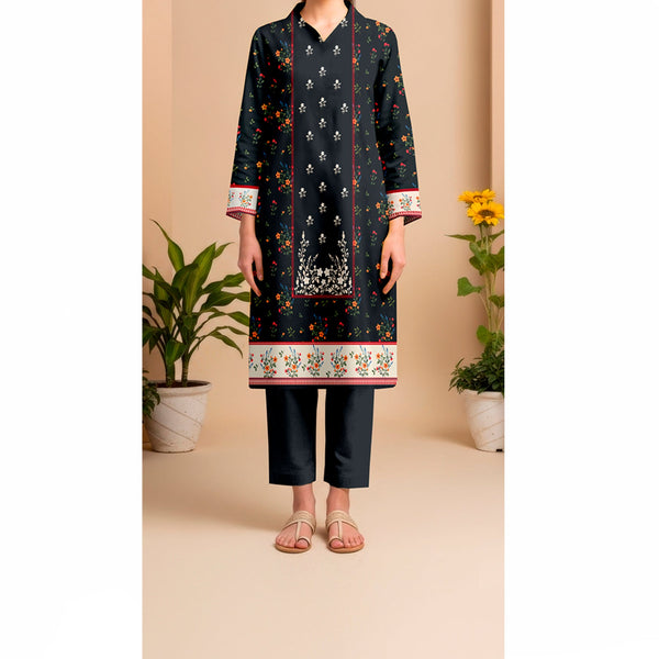 Printed Slub Khaddar Shirt UW5022