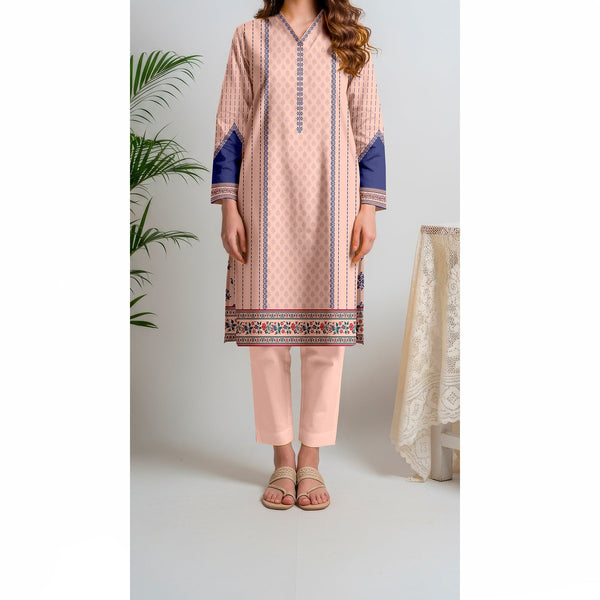 Printed Slub Khaddar Shirt UW5023