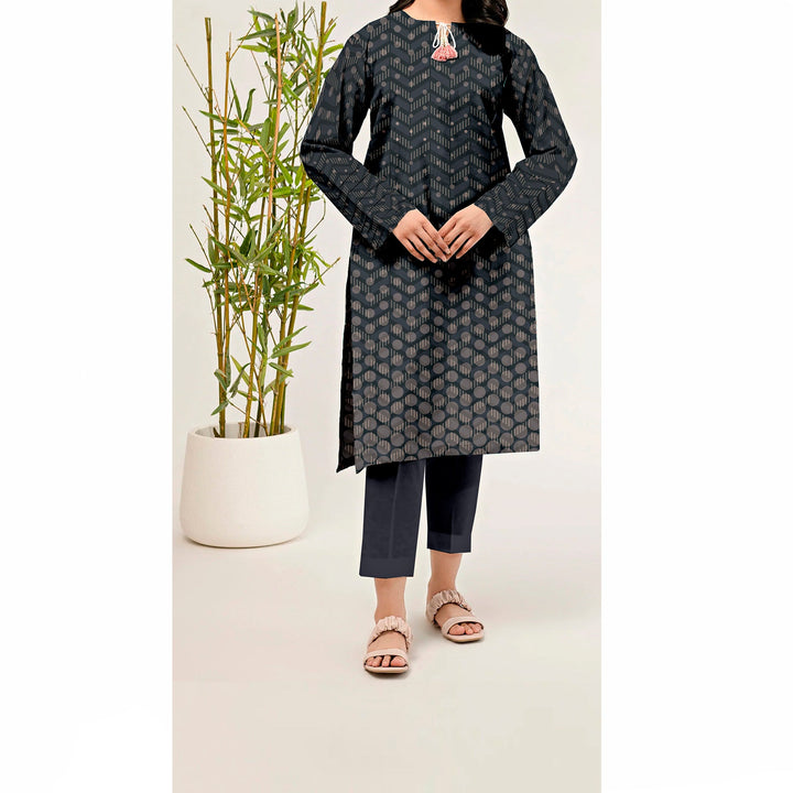 Printed Slub Khaddar Shirt UW5025