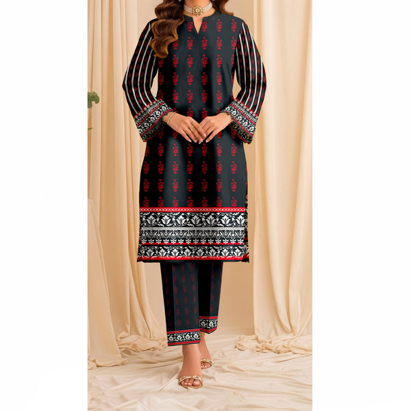 2 PC Printed Slub Khaddar Suit UW5027