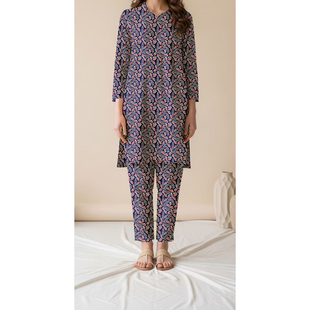 2 PC Unstitched Slub Khaddar Suit UW5032
