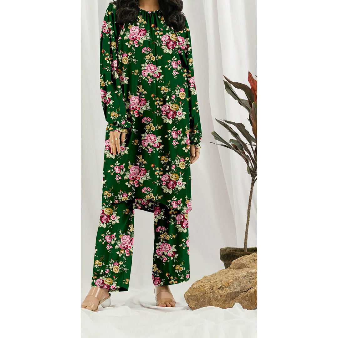 2 PC Unstitched Slub Khaddar Suit UW5033