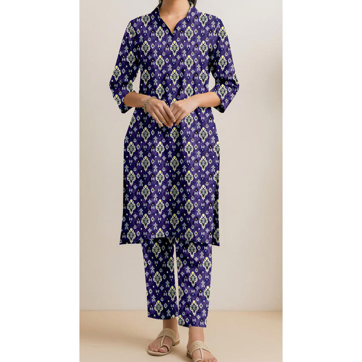 2PC- Unstitched Slub Khaddar Suit UW5034