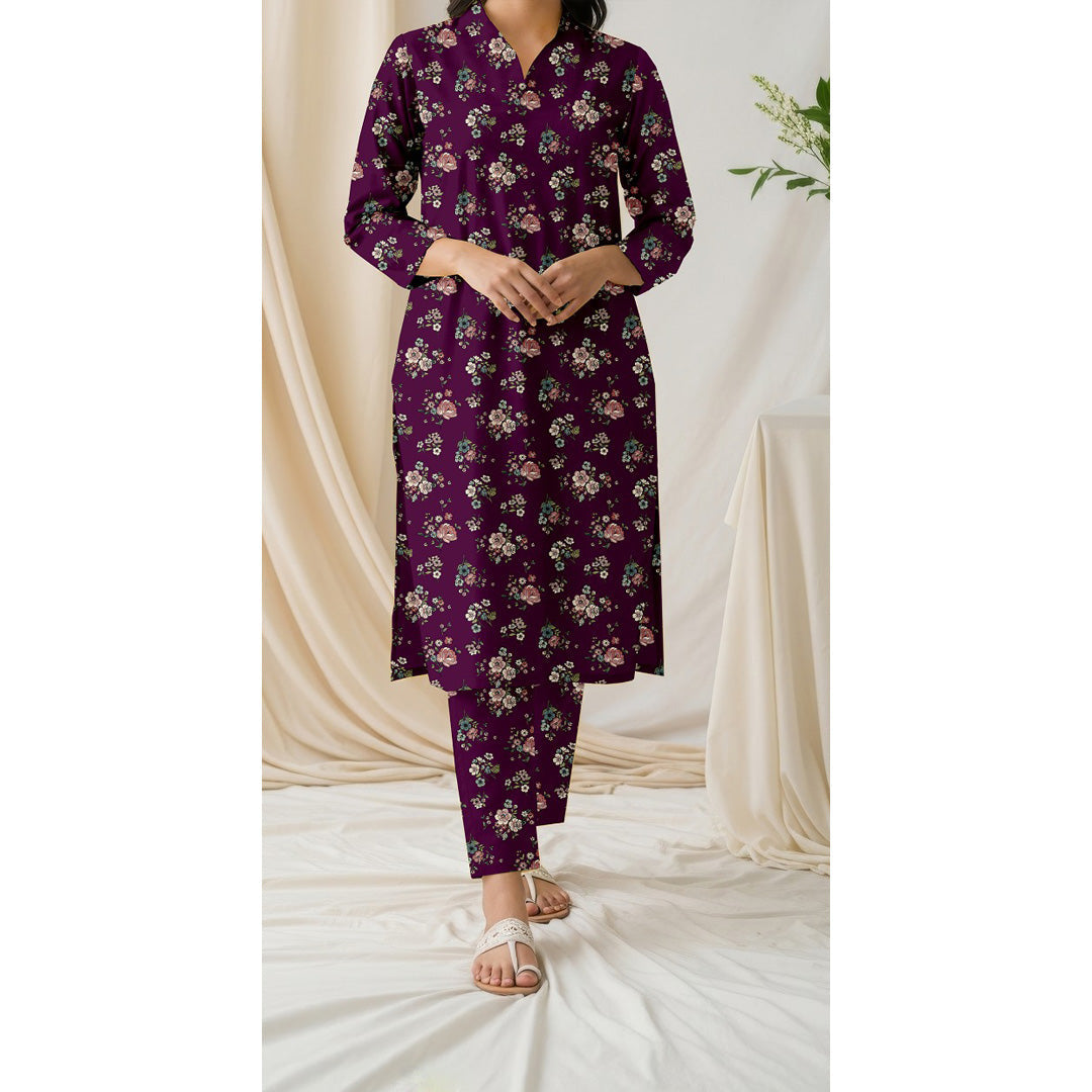 2 PC Unstitched Slub Khaddar Suit UW5039