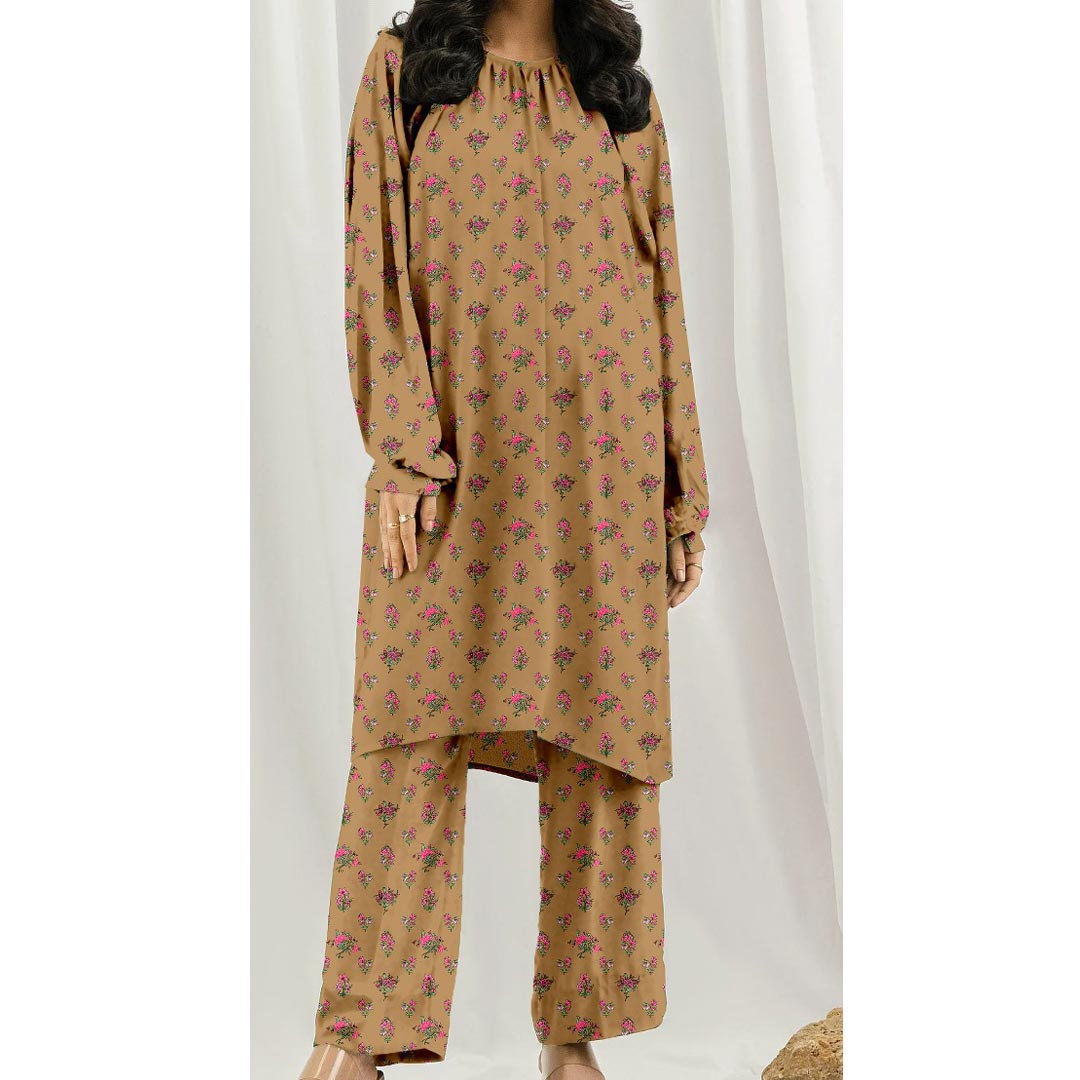 2PC- Unstitched Slub Khaddar Suit UW5041