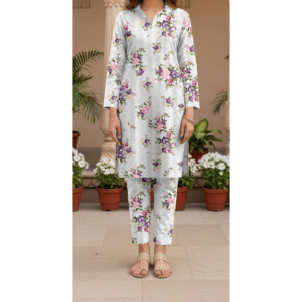 2 PC Unstitched Slub Khaddar Suit UW5044