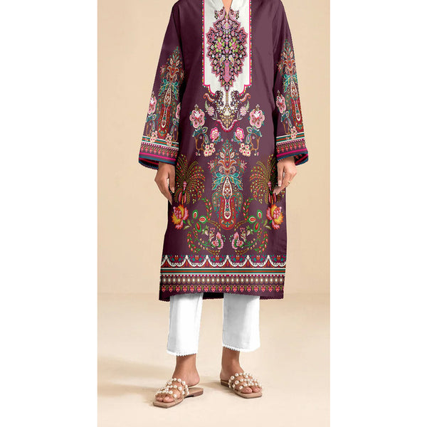 Unstitched Printed Shirt UW5063