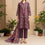3PC- Unstitched Printed Cotton Cambric suit UW5065