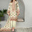 3PC- Unstitched Printed Cotton Cambric suit UW5073