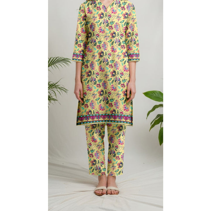 2 PC Unstitched Printed Suit UW5075