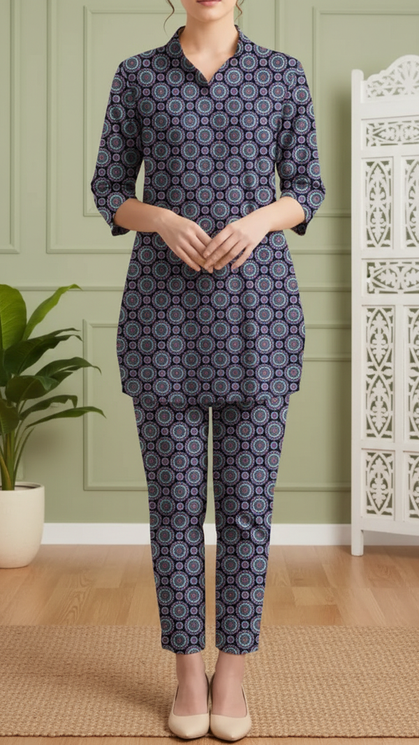 2PC Unstitched Printed suit UW5093