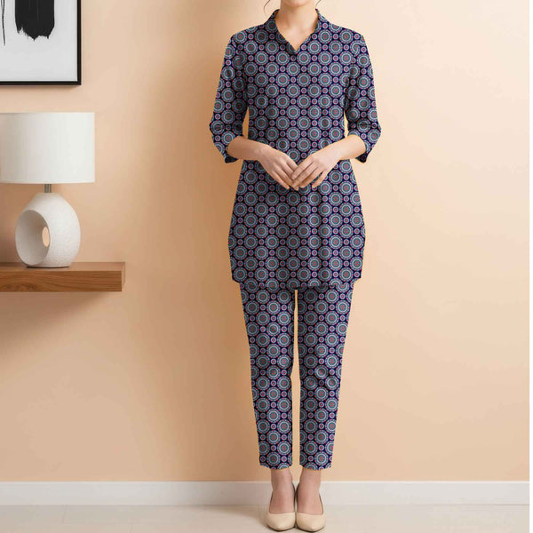 2PC Unstitched Printed suit UW5093