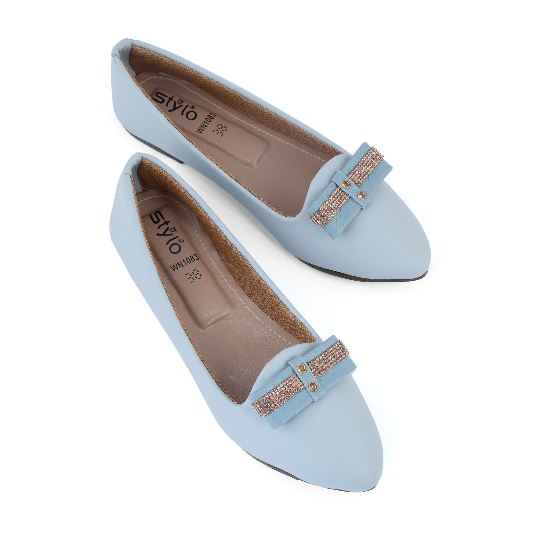 Sky Blue Pumps WN1083 Stylo