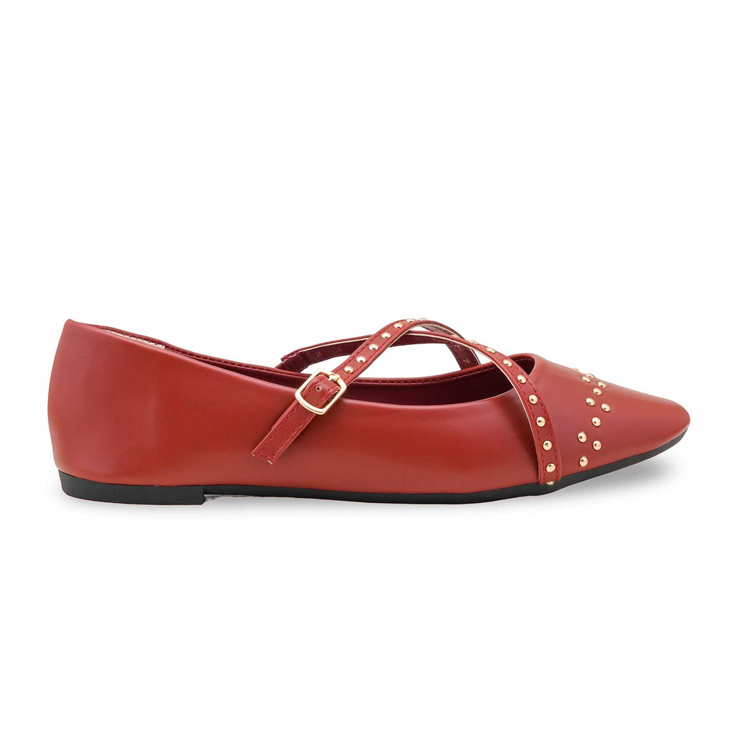 Maroon Women Pumps WN1211