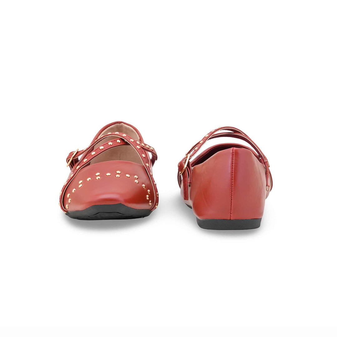 Maroon Women Pumps WN1211