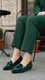 Green Women Pumps WN1212