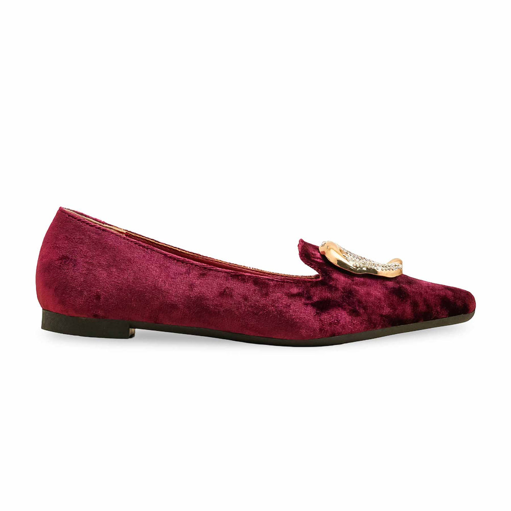 Maroon Women Pumps WN1213