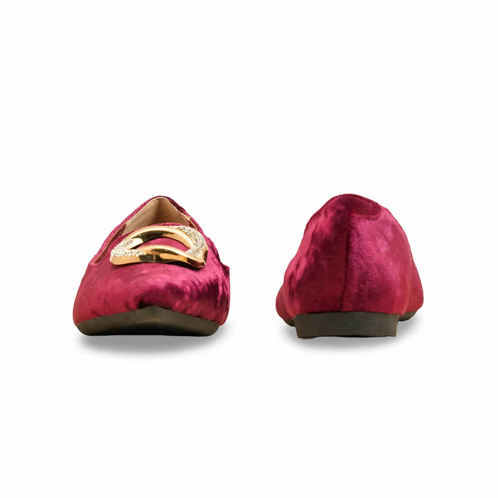 Maroon Women Pumps WN1213