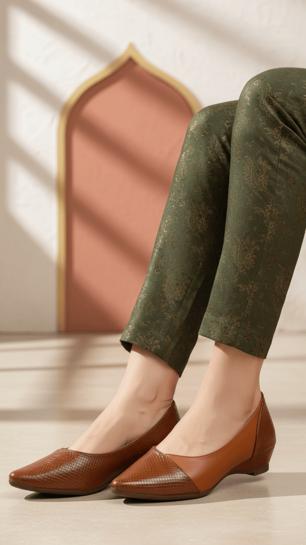 Brown Women Pumps WN1214