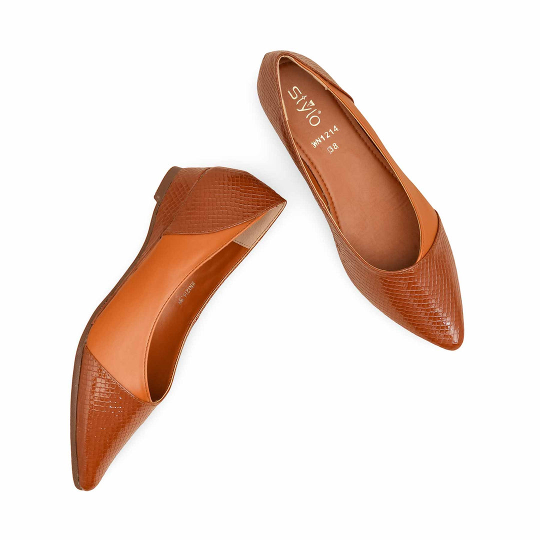 Brown Women Pumps WN1214