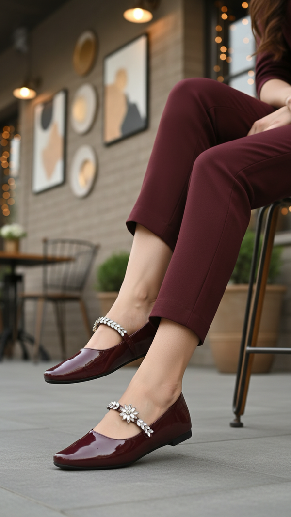Maroon Pumps WN1217