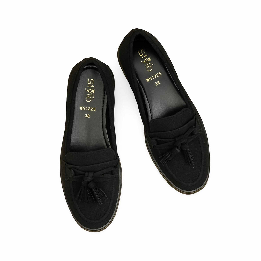 Black Women Moccasin WN1225