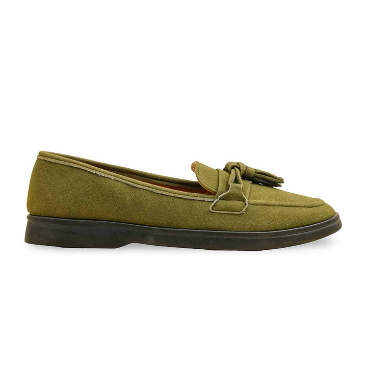 Green Moccasin For Ladies WN1225