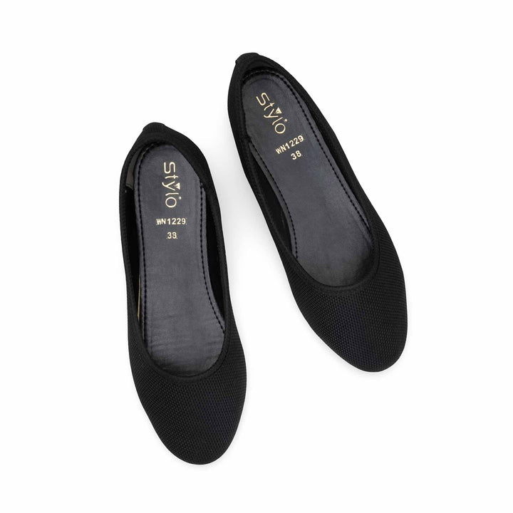 Black Winter Women Pumps WN1229
