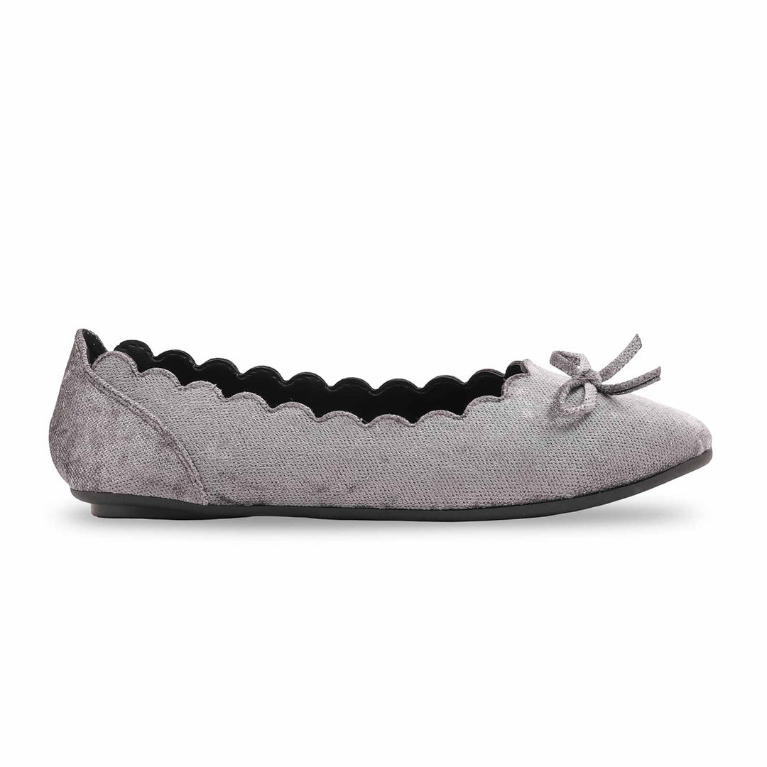 Grey Winter Pumps For Women WN1230