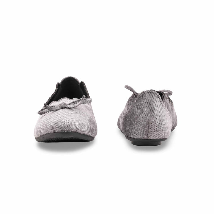 Grey Winter Pumps For Women WN1230