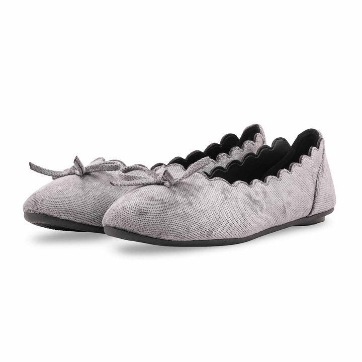 Grey Winter Pumps For Women WN1230
