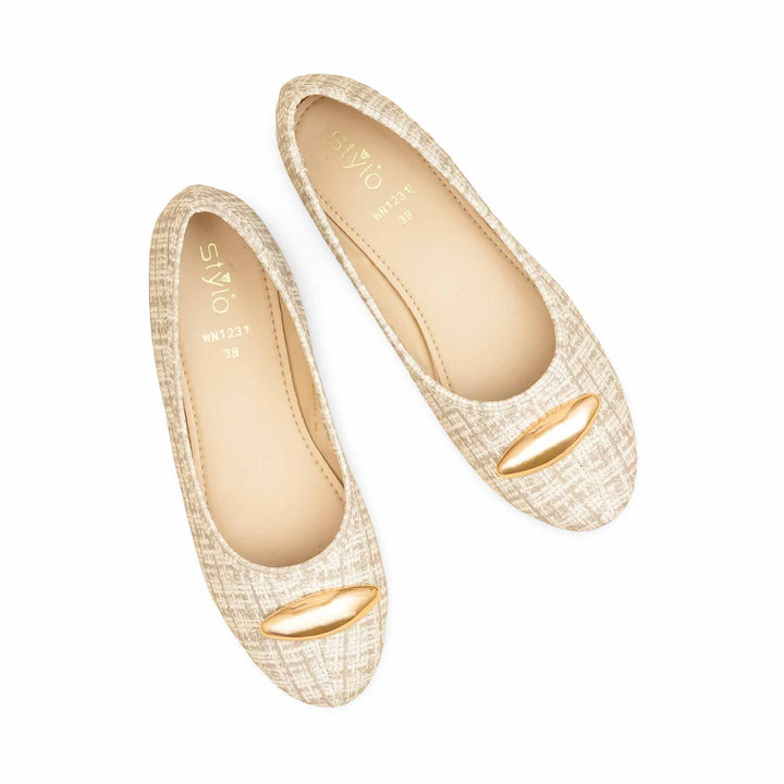 Beige Pumps For Ladies WN1231