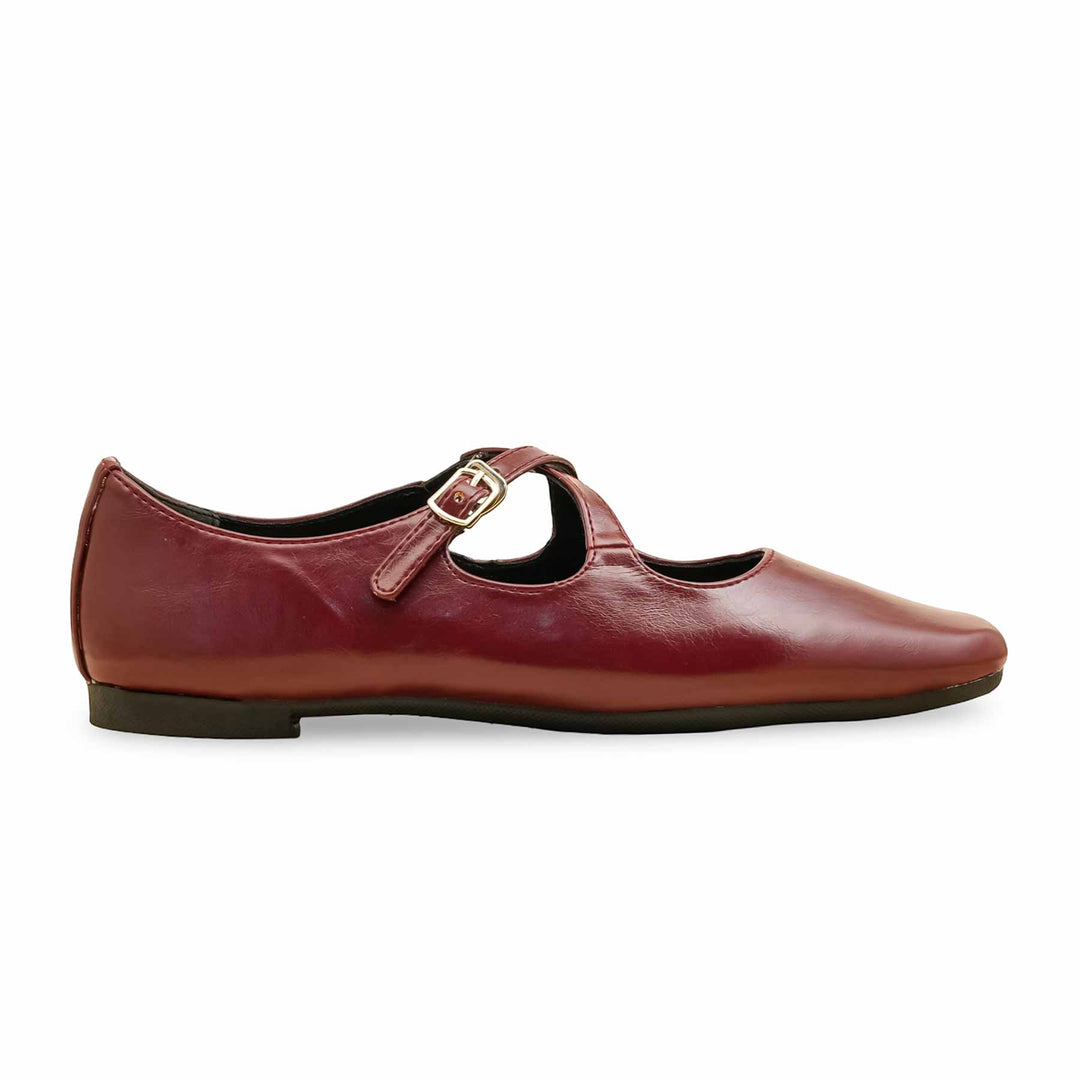 Maroon Pumps For Ladies WN1232