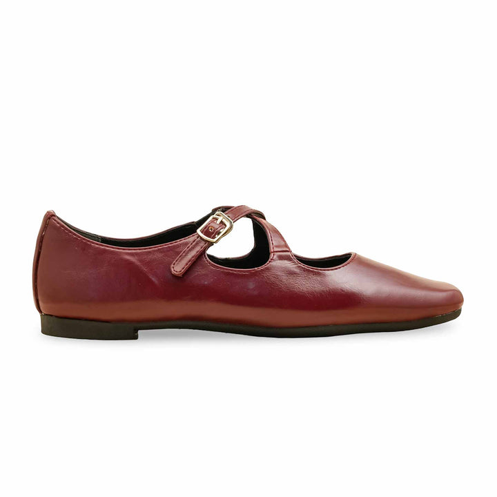 Maroon Pumps For Ladies WN1232