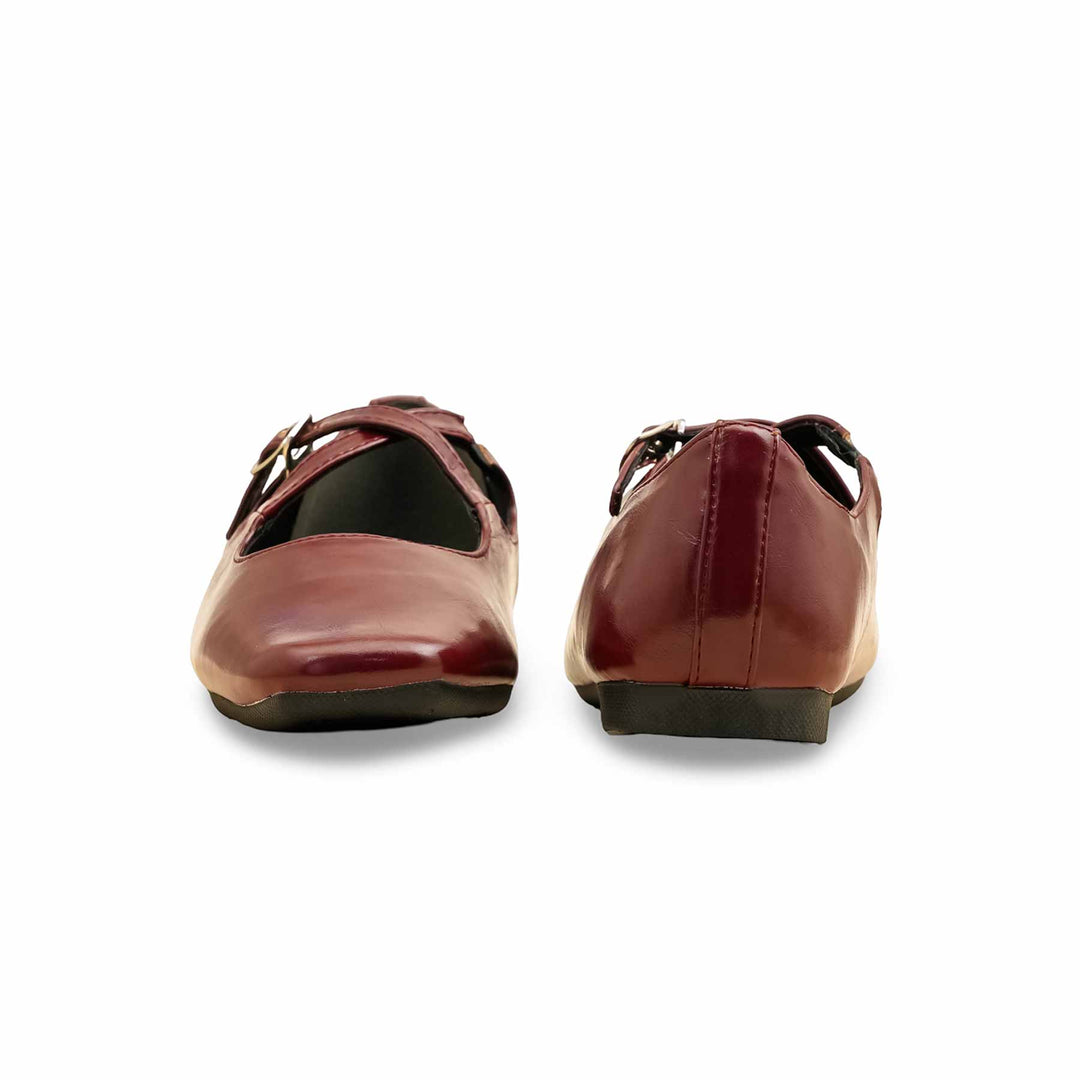 Maroon Pumps For Ladies WN1232