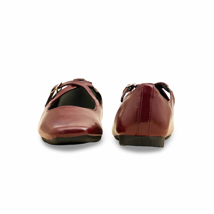 Maroon Pumps For Ladies WN1232