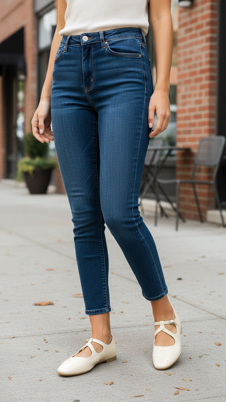 Cream Pumps For Ladies WN1232