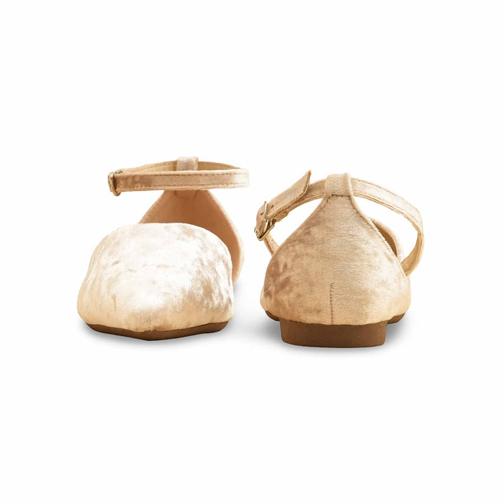 Cream Pumps For Ladies WN1234