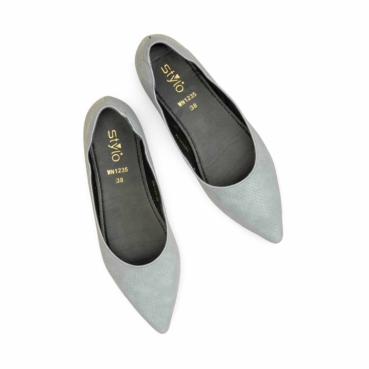 Sky Blue Pumps For Women WN1235