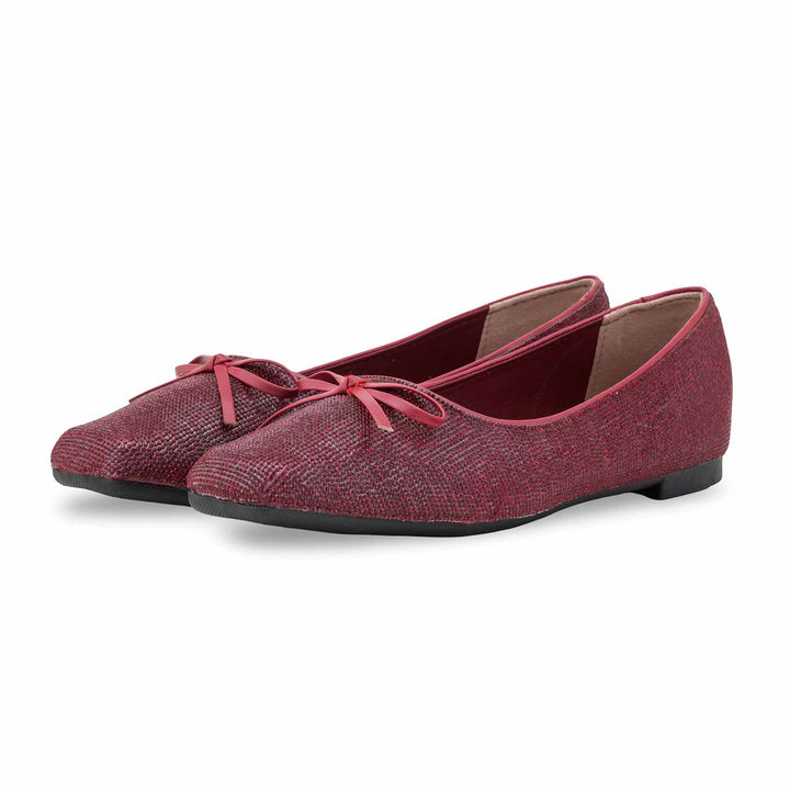Maroon Pumps For Women WN1244