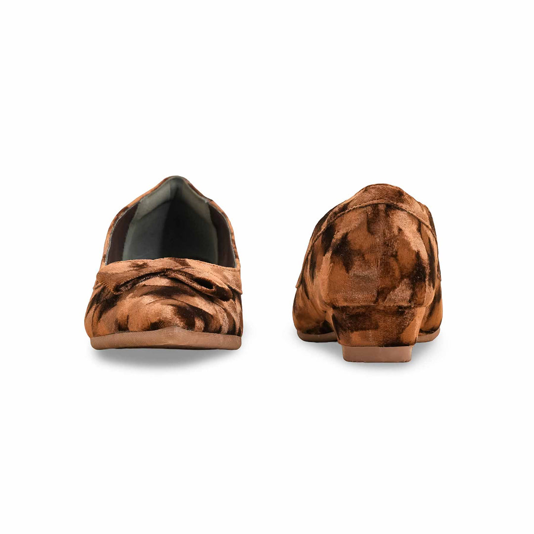 Brown Women Pumps WN1248