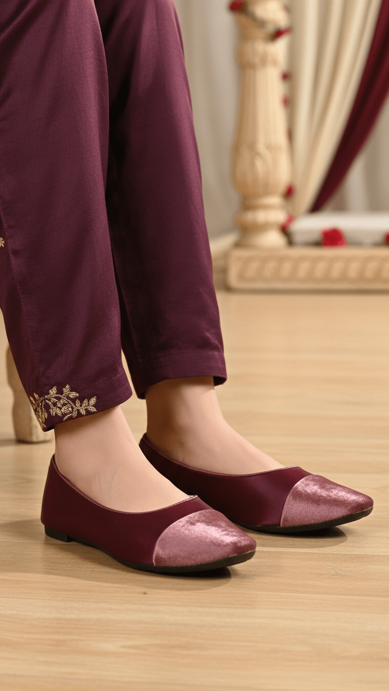 Maroon Women Pumps WN1249