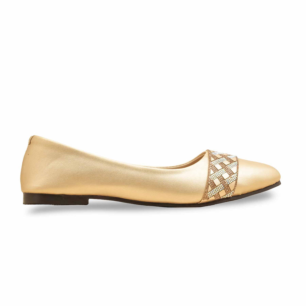Golden Pumps For Ladies WN1253