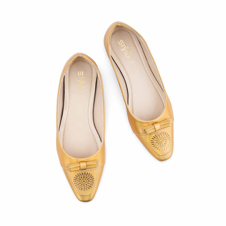 Golden Pumps For Women WN1256