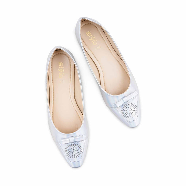 Silver Women Pumps WN1256