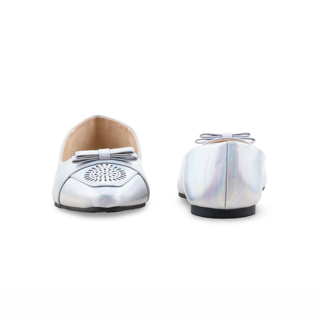 Silver Women Pumps WN1256