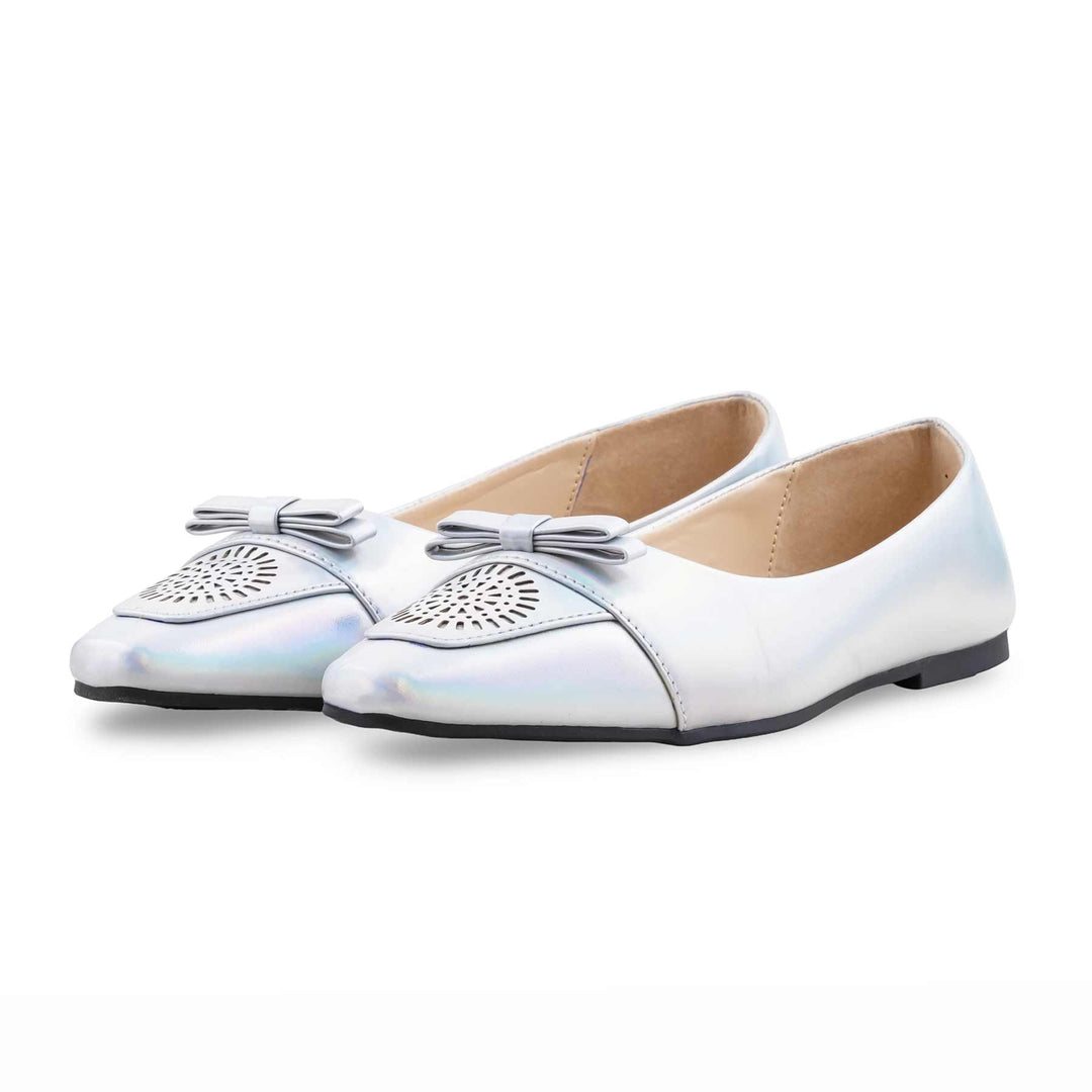 Silver Women Pumps WN1256