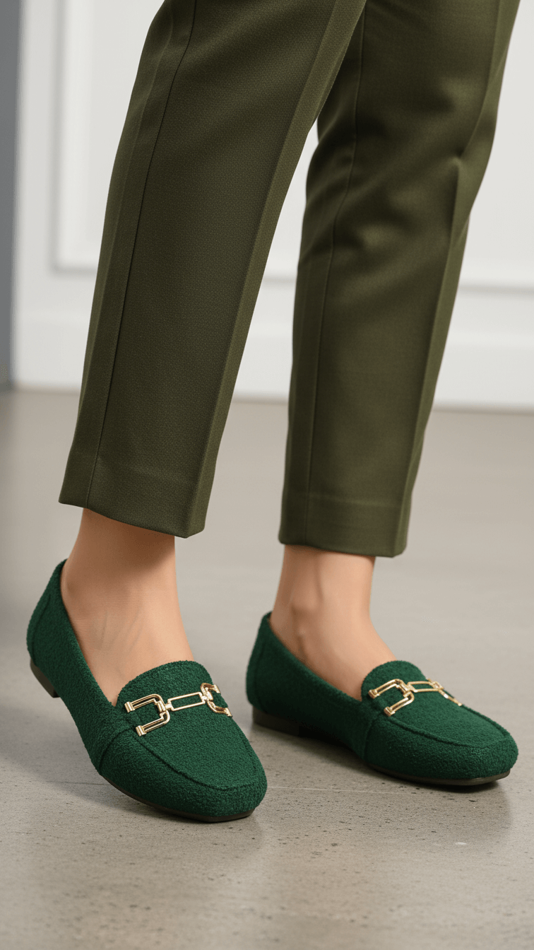 Green Pumps For Ladies WN1257