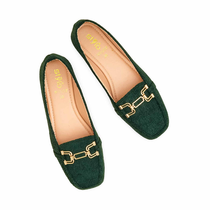 Green Pumps For Ladies WN1257