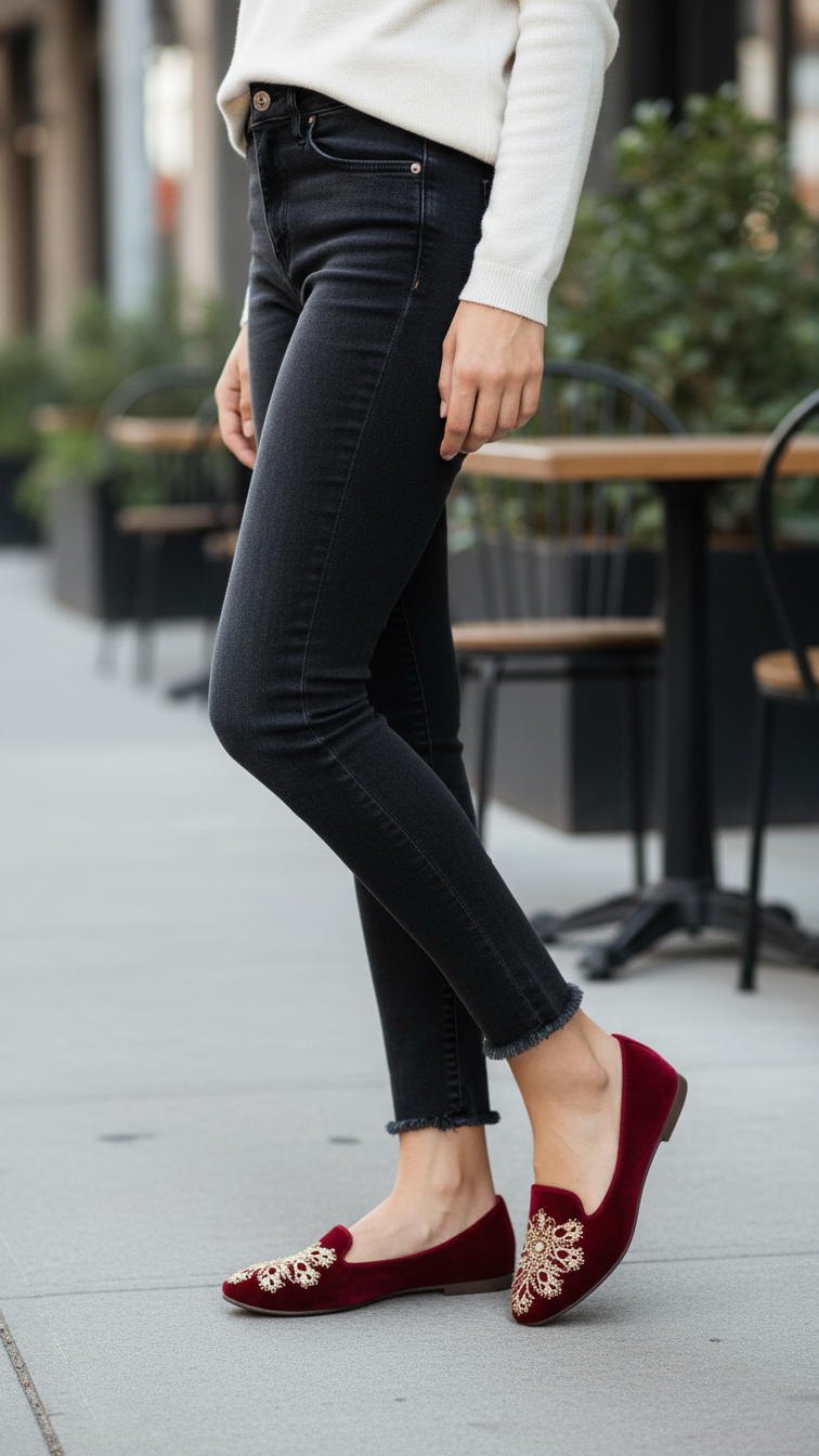 Maroon Pumps For Women WN1258